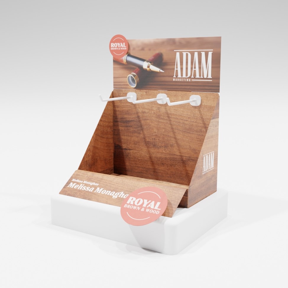 フック付きカウンター什器